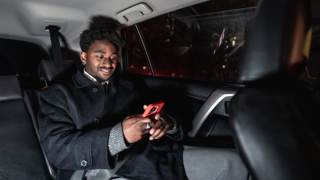 Passenger booking on phone